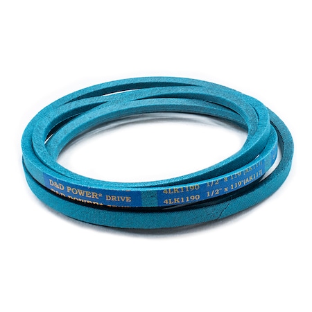 D&D 4LK1190 119" Outside Length, 1/2" Top Width, 1 Ribs 4LK1190
